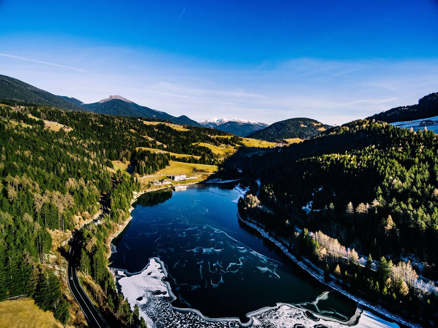 Clean water in a natural landscape
